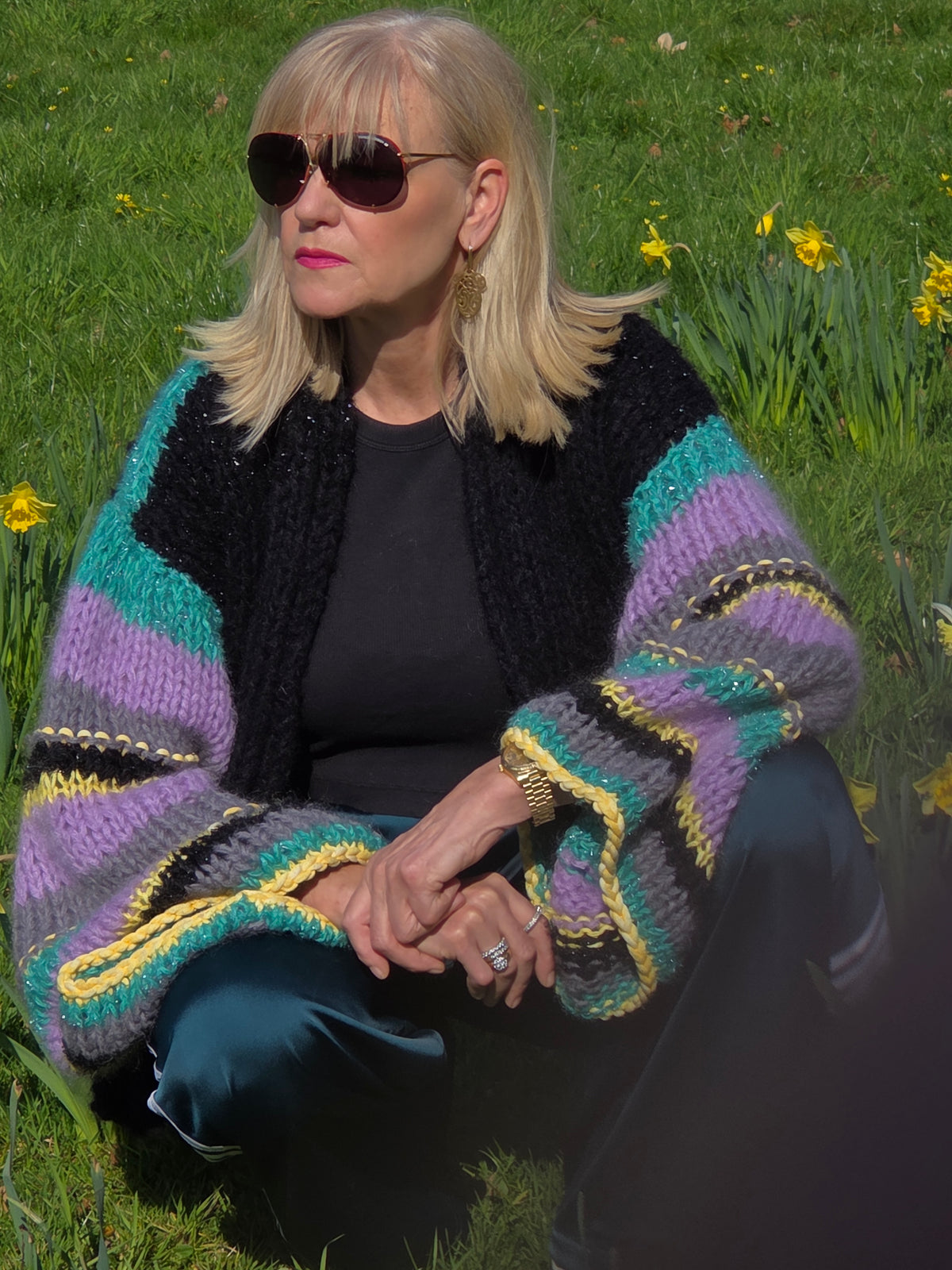 Pullover Noire d'Azur