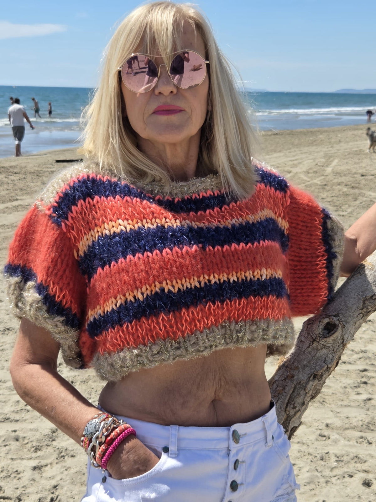 Pullover Orange Soleil