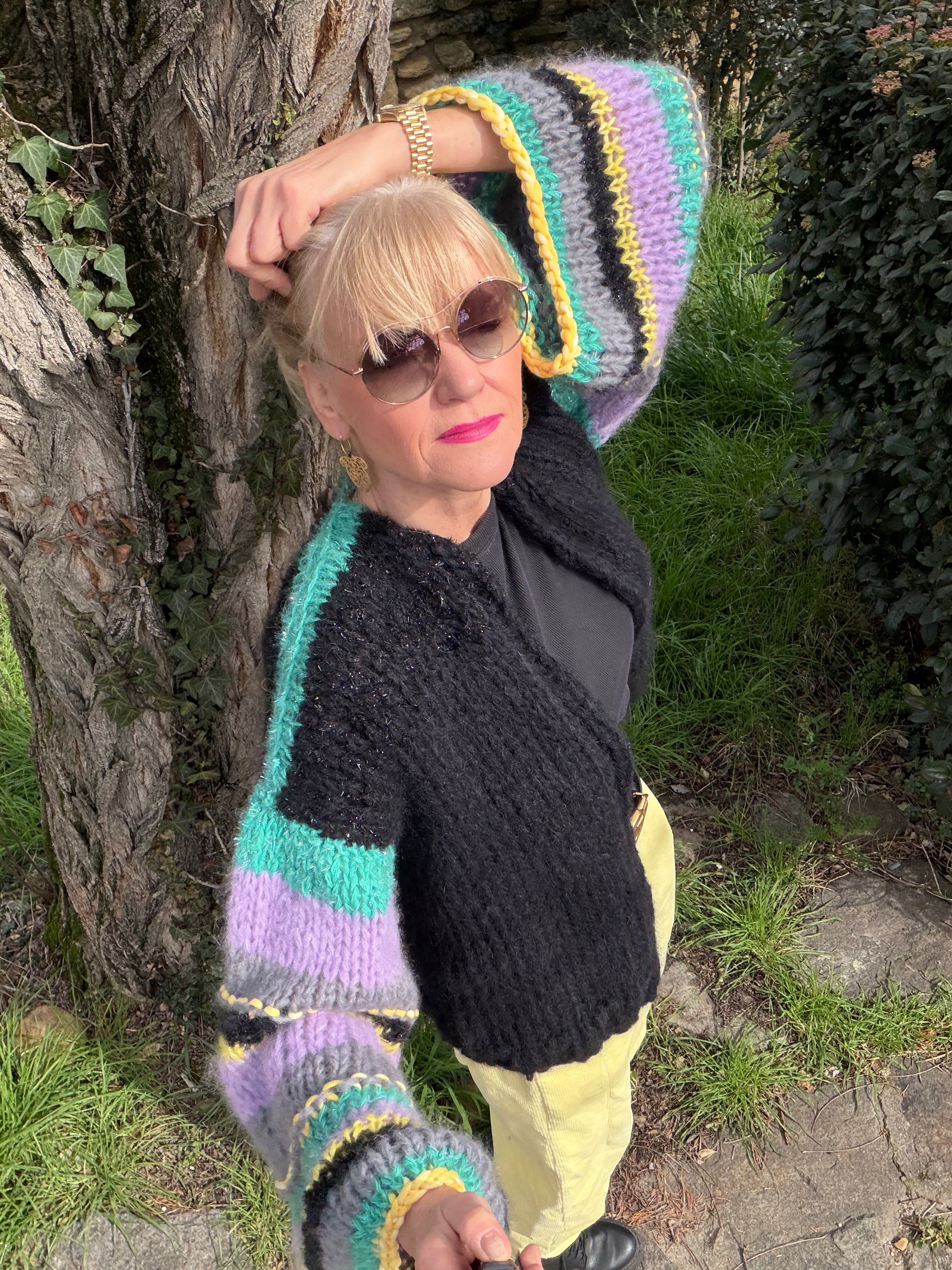 Pullover Noire d'Azur