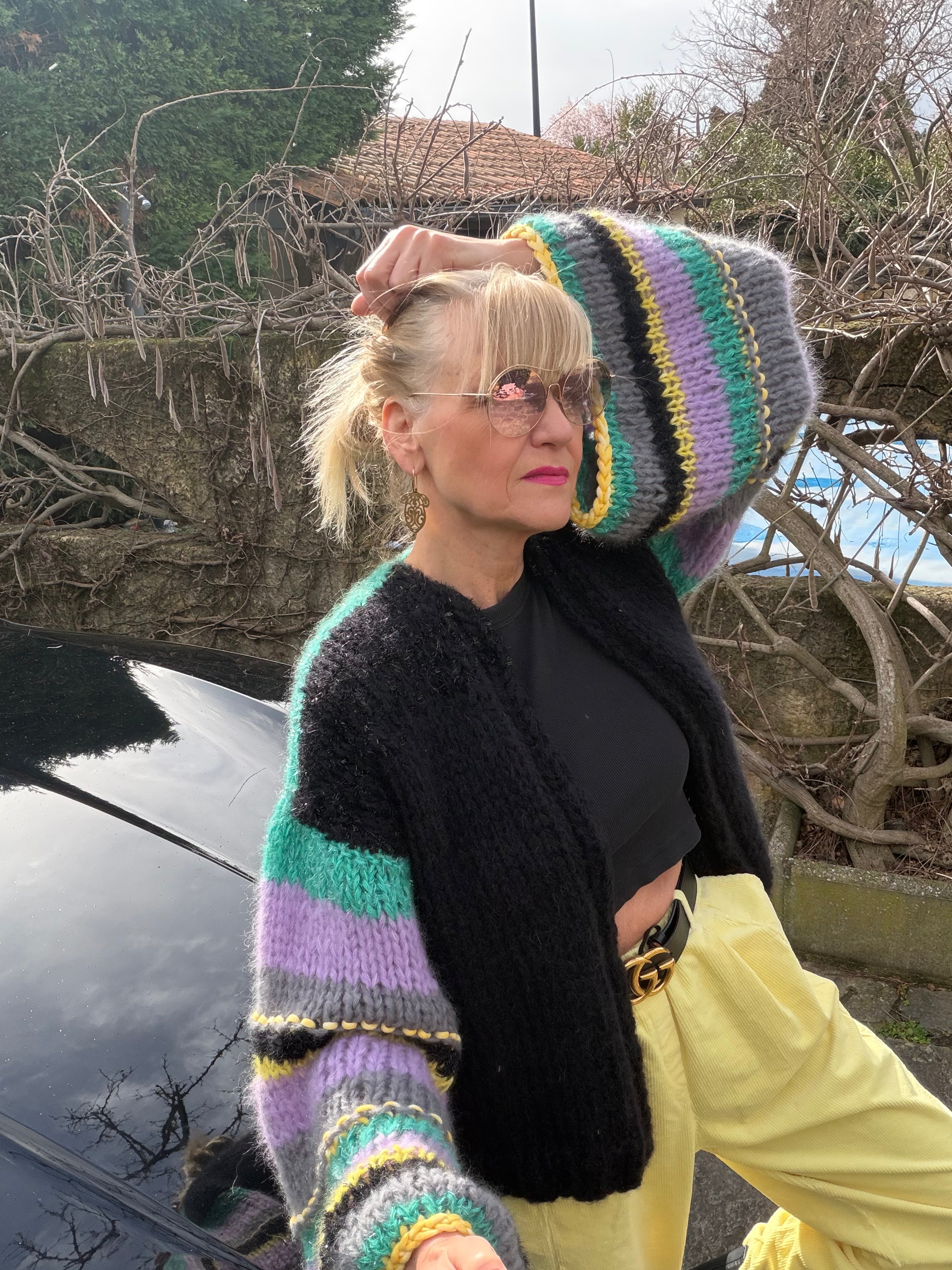 Pullover Noire d'Azur