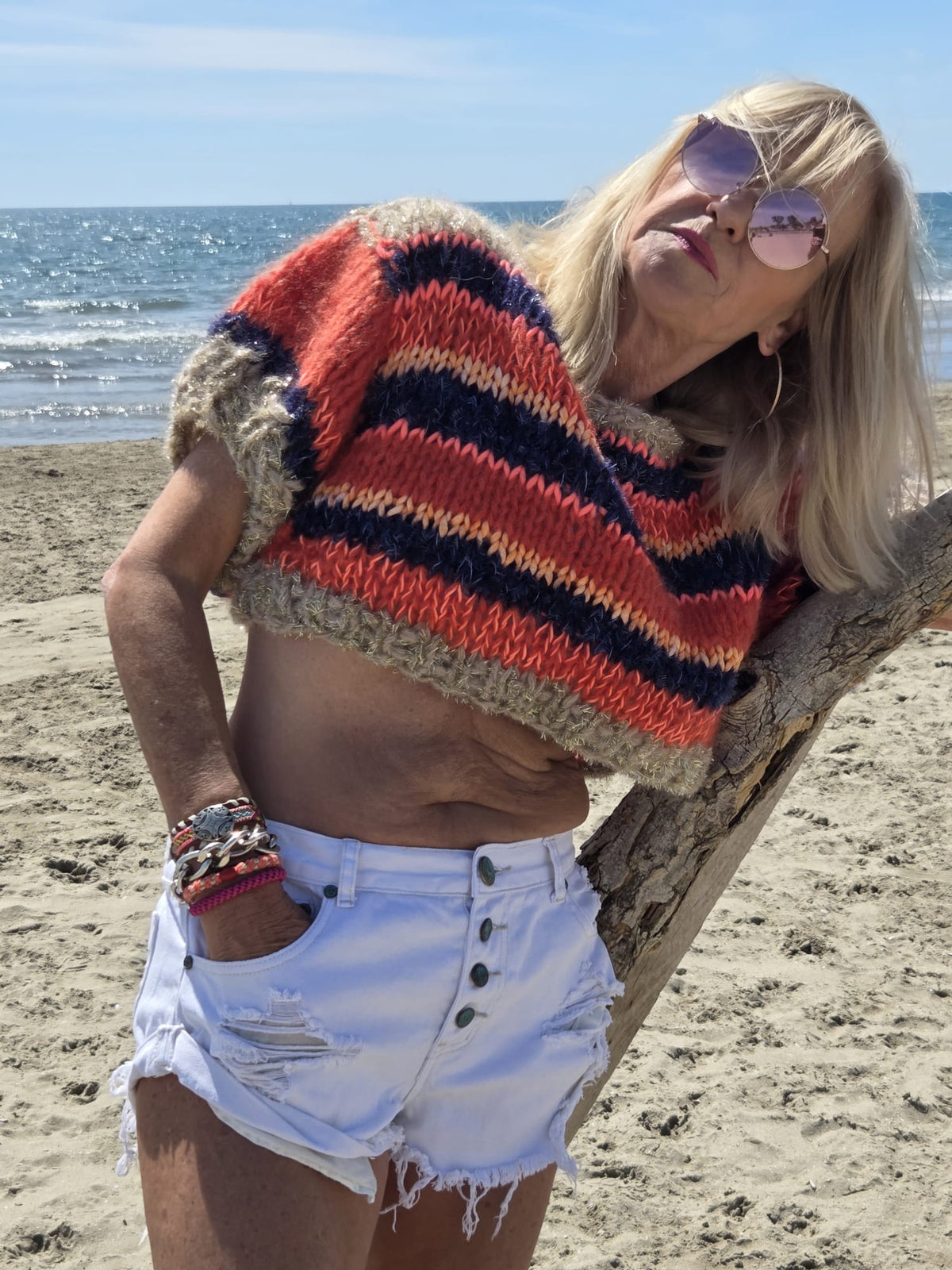 Pullover Orange Soleil
