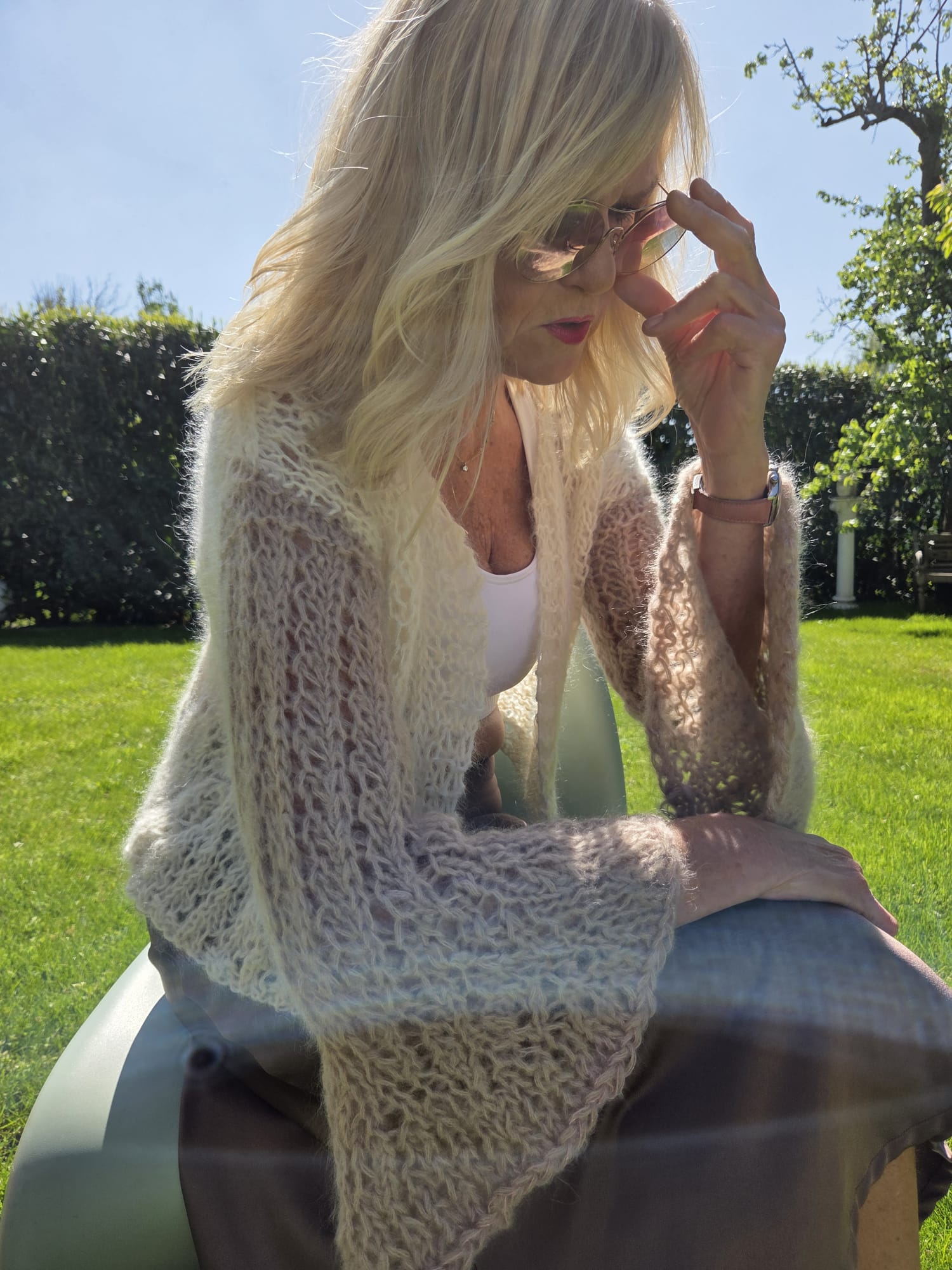 Cardigan Nude solaire