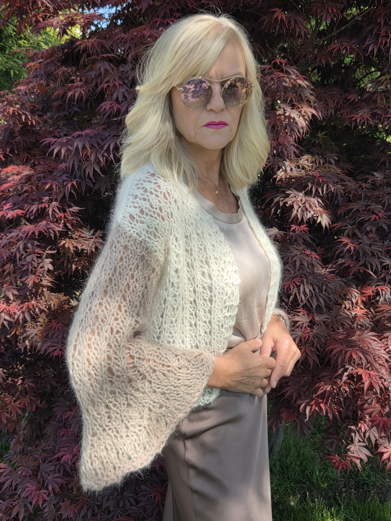 Cardigan Nude solaire