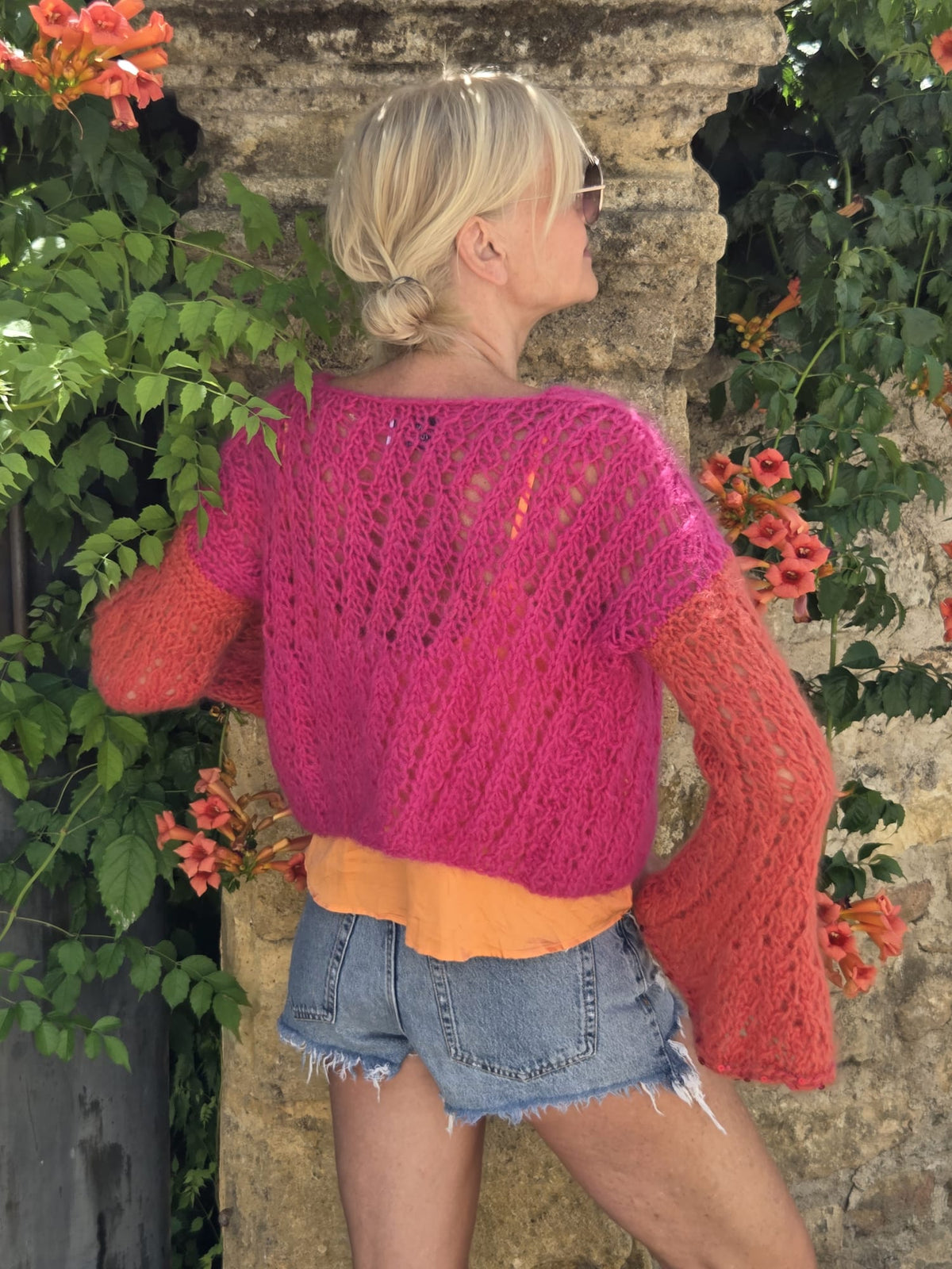 Cardigan Corail Sauvage