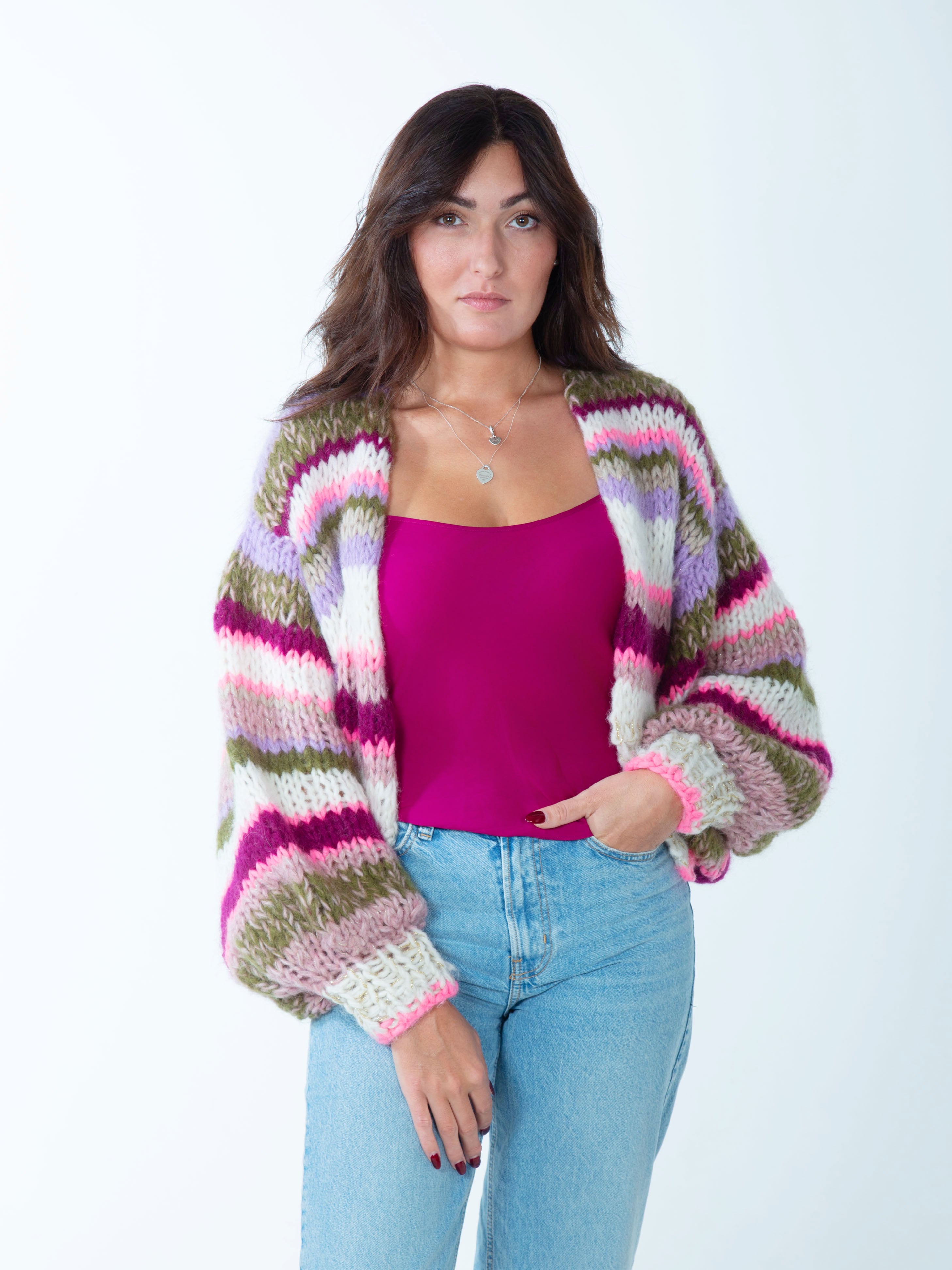 Cardigan Pivoine